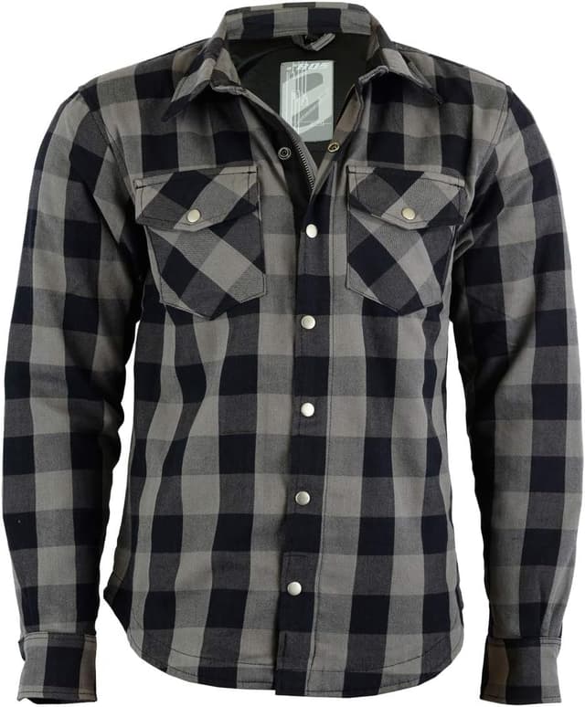 Thumbnail 6 de BOSMOTO Lumberjack Hemd für Herren – Motorradhemd mit 100% Dupont-Kevlar Verstärkung