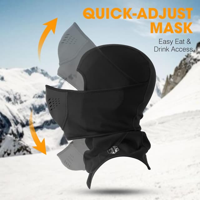 Detalle de WTACTFUL Breathable Pro balaclava for skiing