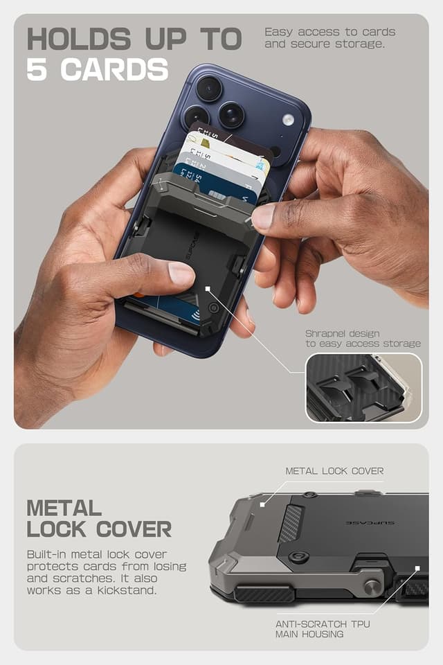 Thumbnail 3 de SUPCASE MagSafe Wallet 5 cards