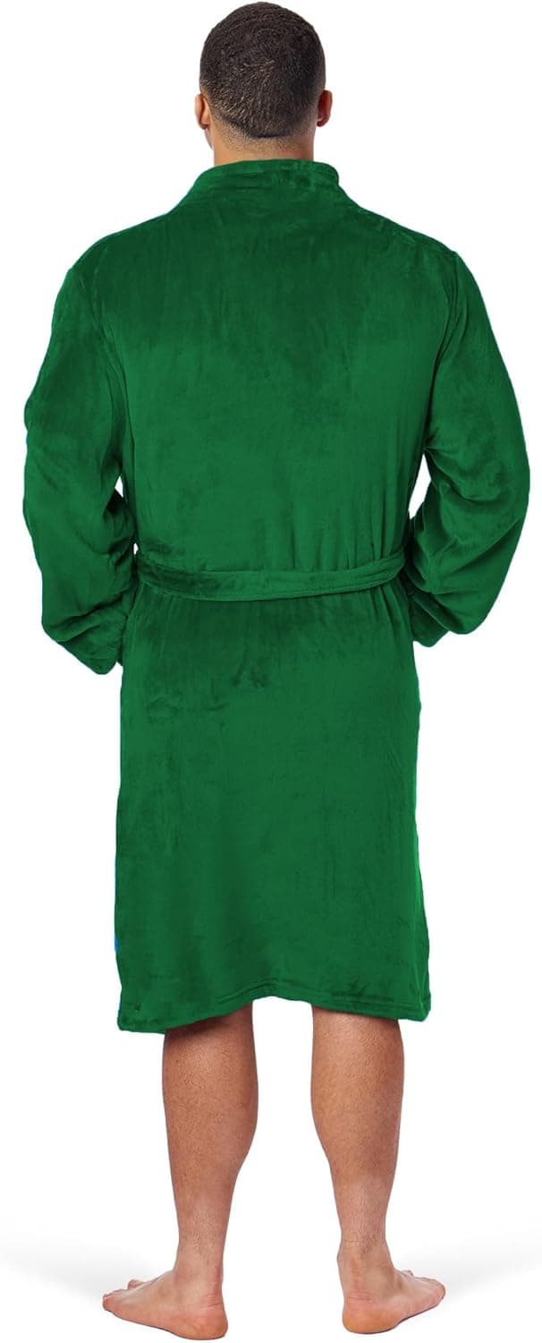 Detalle de Northwest NFL Philadelphia Eagles Retro Adult Unisex Silk Touch Bathrobe (Large/X-Large) - Green