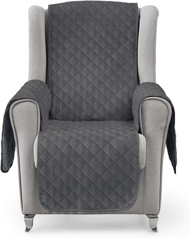 Thumbnail 2 de textil-home LUKA Copripoltrona 55 cm Grigio