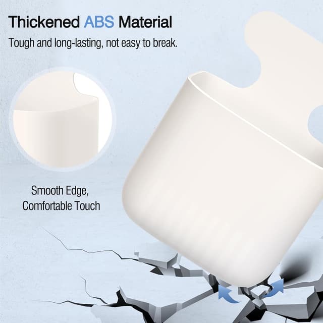 Detalle 2 de MoKo 2er-Set magnetische Markerhalter für Whiteboard (Dry Erase Marker) in Weiß