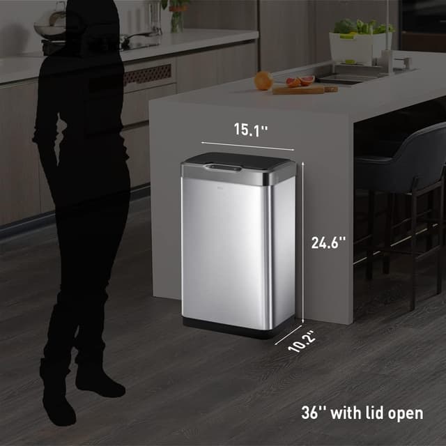 Thumbnail 4 de EKO Mirage-T 50 Liter Touchless Trash Can 🗑