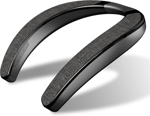 Detalle de Smaloyd Bluetooth Nackenlautsprecher tragbar mit Mikrofon – kabelloser Neckband für Sport und Alltag