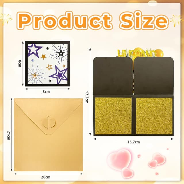 Thumbnail 1 de Happivue Husband Birthday Card 3D Pop Up