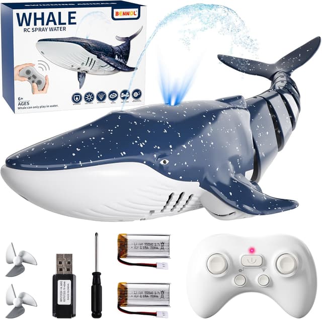 Imagen de Whale Shark RC 1:18 Scale Remote Control Toy 🐟 en OfertitasTOP