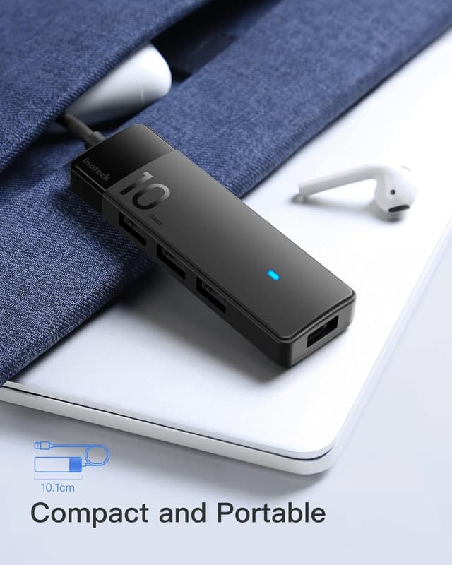 Detalle 2 de Inateck USB Hub 100 cm, USB 3.2 Gen 2