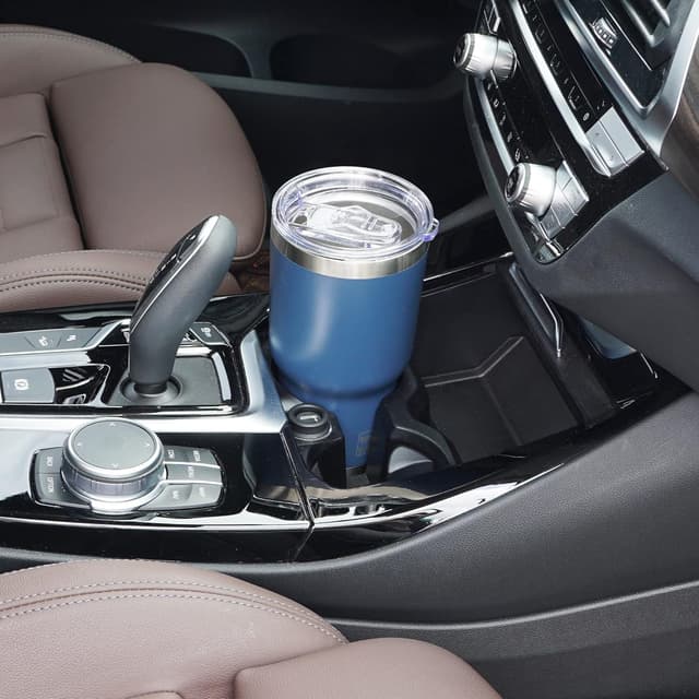 Detalle 2 de WETOWETO 30 oz Vacuum Insulated Stainless Steel Travel Tumbler with Lid (Blue)