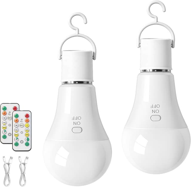 Thumbnail 6 de TaoFiaCo E27 Bombilla Recargable USB mando inalámbrica