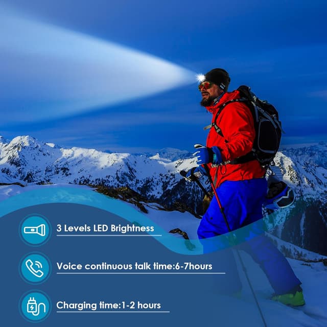 Detalle de Lenski Bluetooth Beanie Hat with LED