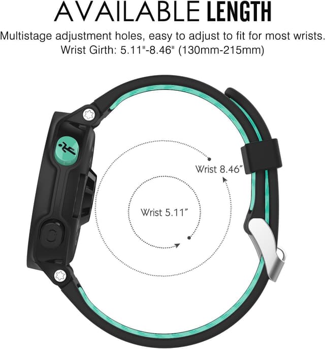 Thumbnail 4 de MoKo silicone strap for Garmin Forerunner 235 20mm