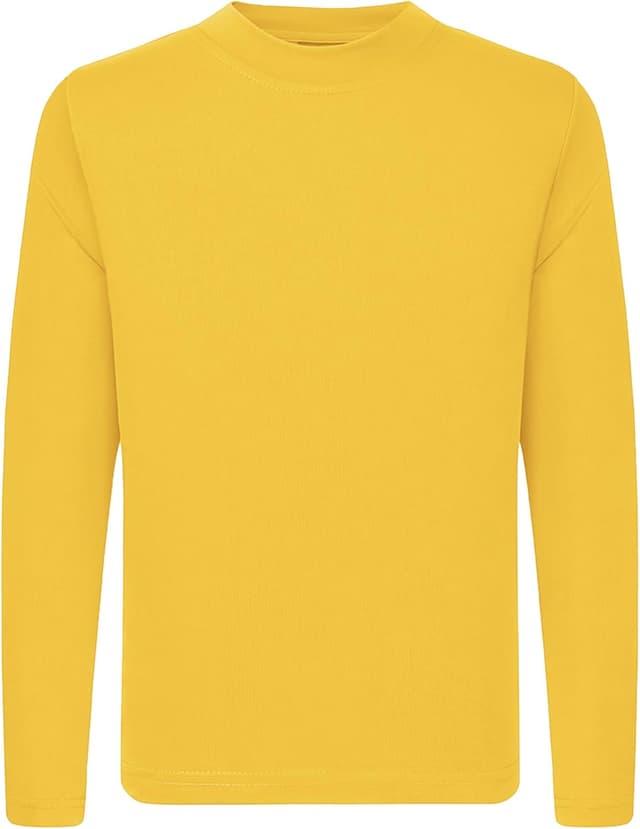 Detalle 2 de QBK Youth Neon UPF 50+ Dry Fit Long Sleeve Athletic Shirt (4T to 16)