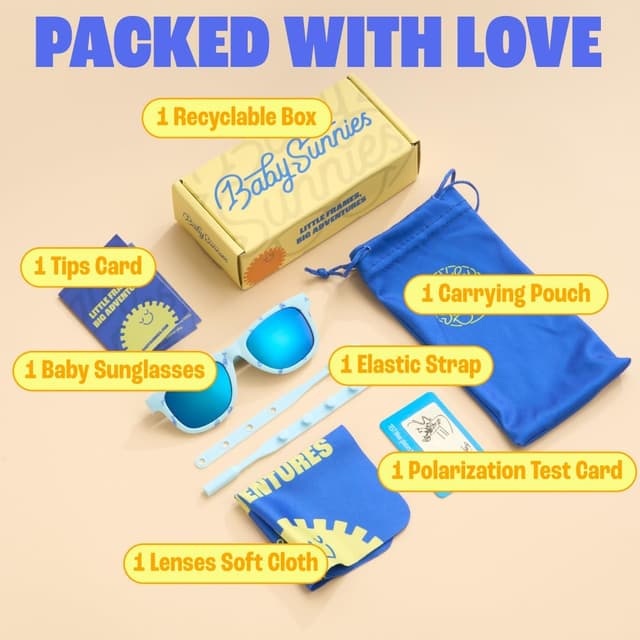 Thumbnail 6 de BABY SUNNIES Polarized Baby Sunglasses 0-24