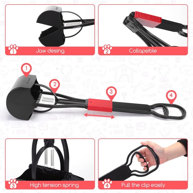 Thumbnail 3 de Nobleza Pooper Scooper Faltschaufel 66 cm