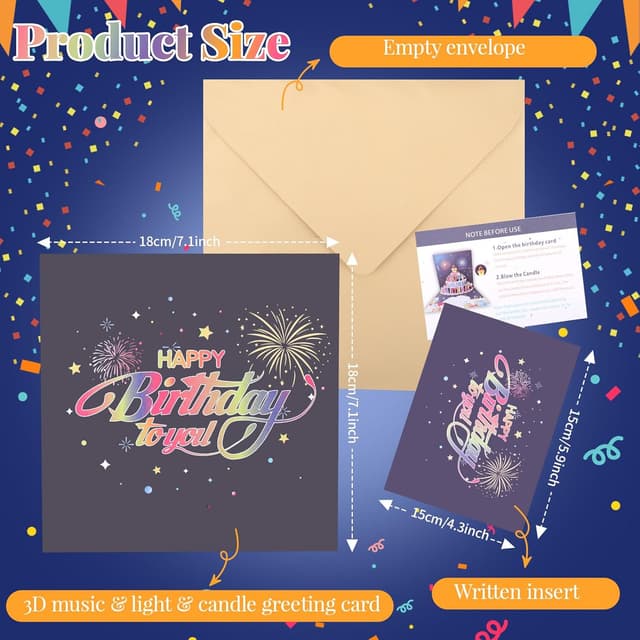 Thumbnail 1 de GlasFlength Biglietto Auguri Musicale 3D