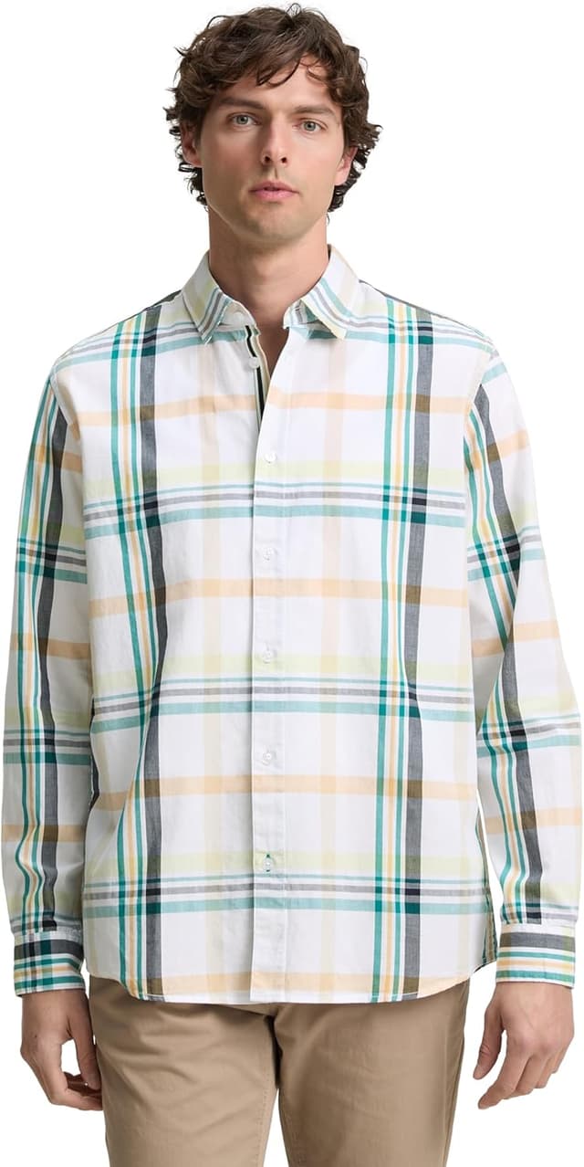 Detalle de TOM TAILOR Camicia Uomo a maniche lunghe (modello 1045079)