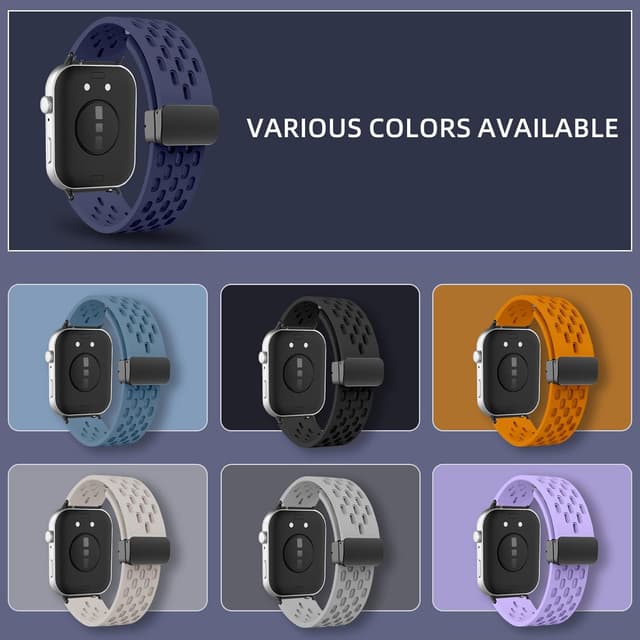 Detalle de MaEiol Silicone strap for Watch Fit 4 Pro