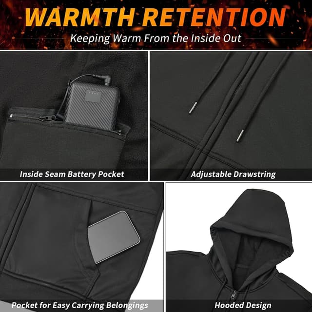 Thumbnail 5 de Wholede Giacca Riscaldata 27000mAh