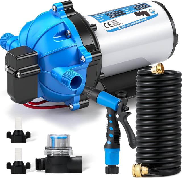 Imagen de Mxmoonant 12V Waschpumpen-Set 20 LPM 70 PSI en OfertitasTOP