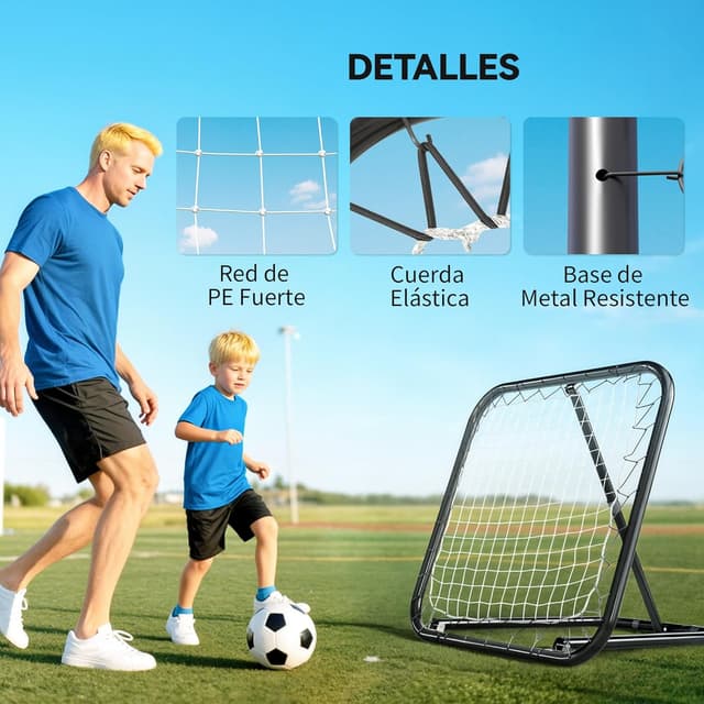 Thumbnail 2 de HOMCOM Red de Rebote Plegable 78x84x65-78 cm