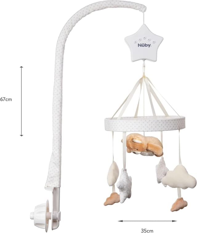 Thumbnail 2 de Nuby Biscuit l’Ours mobile musical