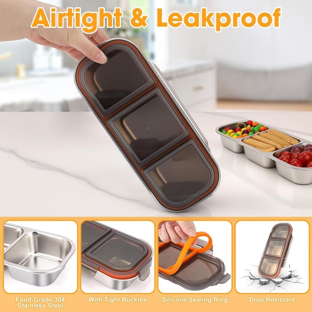 Detalle 2 de Edelstahl Snackbox Musiwanna 600 ml