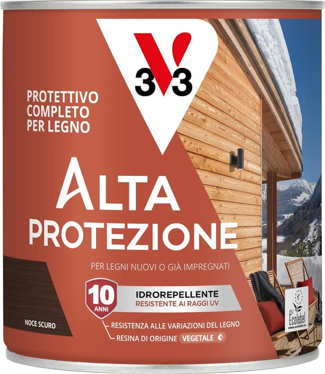 Detalle de V33 Protettivo legno Noce Scuro BIO 0,75 L
