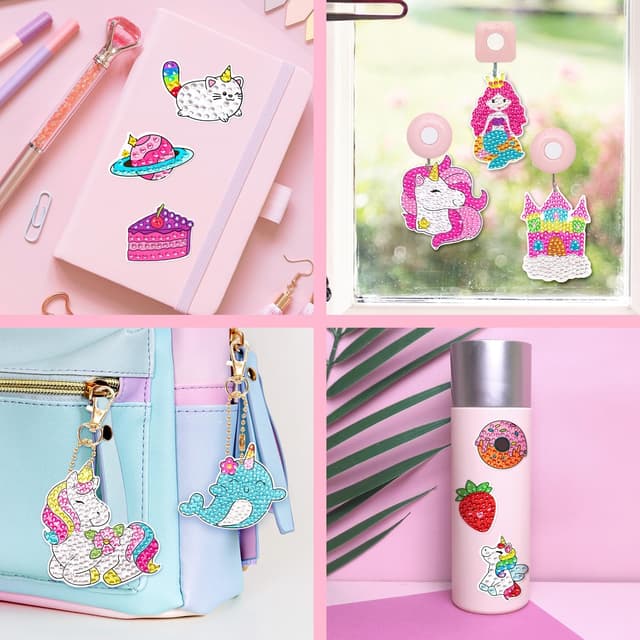 Thumbnail 5 de Maqhpu Girls Diamond Art Kit 14 PCS ๐จ