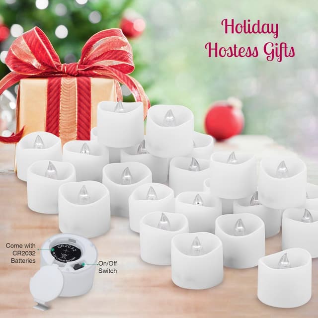 Thumbnail 6 de ORIA LED Candles Tea Lights (24 Pack) — flameless flickering tea lights for Halloween, weddings and festive decor