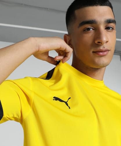 Detalle de PUMA Shirt Cyber Yellow-puma Black L