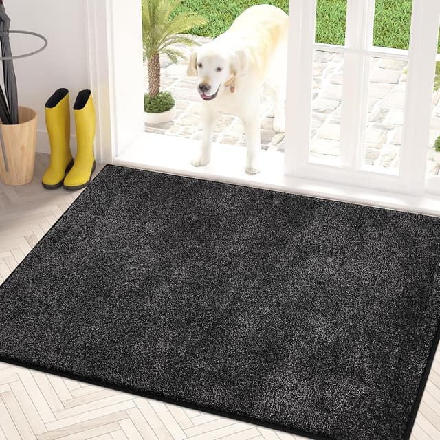 Detalle de PURRUGS Dirt Trapping Door Mat 34x59 Charcoal