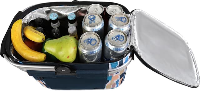 Thumbnail 2 de ALLCAMP faltbare Isoliertasche als Einkaufskorb mit Deckel – Thermokorb für 2 Personen