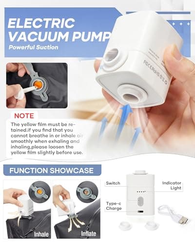 Detalle de SZLX mochila de vacío de cabina con bomba eléctrica y compartimentos sellados (Ryanair)