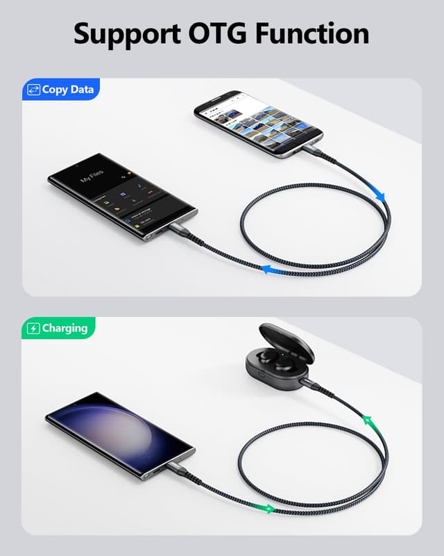 Detalle de SUNGUY Câble USB C vers micro USB 1 m 🔌