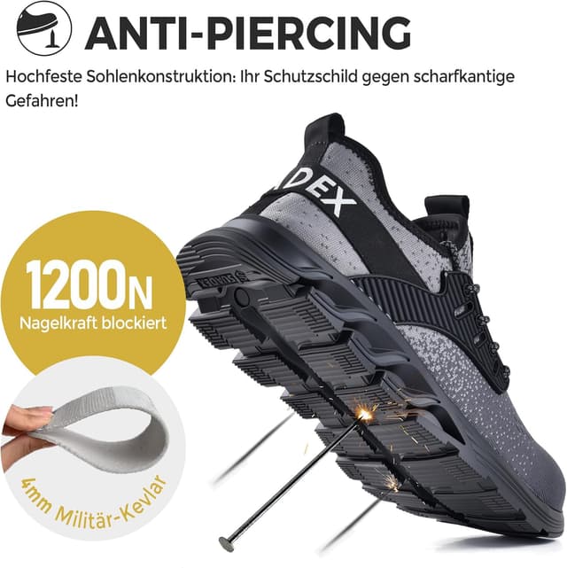 Detalle de SUADEX Sicherheitsschuhe 37 bis 48 EU