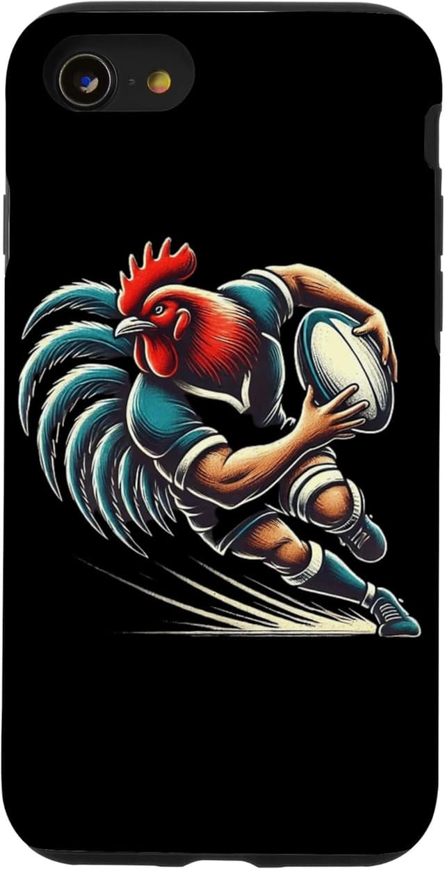 Detalle de Rugby Coq de Poules Rugbyman Coque iPhone SE 2020/7/8