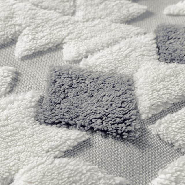 Detalle 2 de PureCozy Tapis de salon 160x230 cm Bleu gris antidérapant, lavable en machine