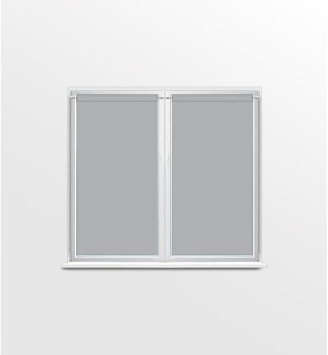 Detalle de Brise bise Soleil d'ocre Dolly Paire 45 x 160 cm en blanc en polyester