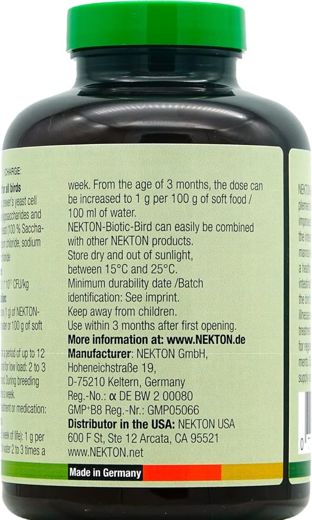 Detalle de Nekton Biotic Bird supporto digestivo 250 g