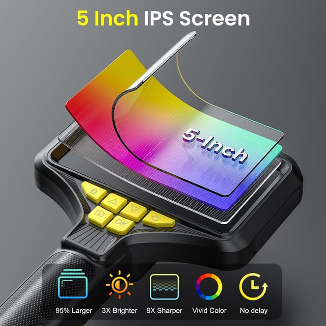 Detalle 2 de Zealtron Dual-Linsen Endoskopkamera 5 Zoll