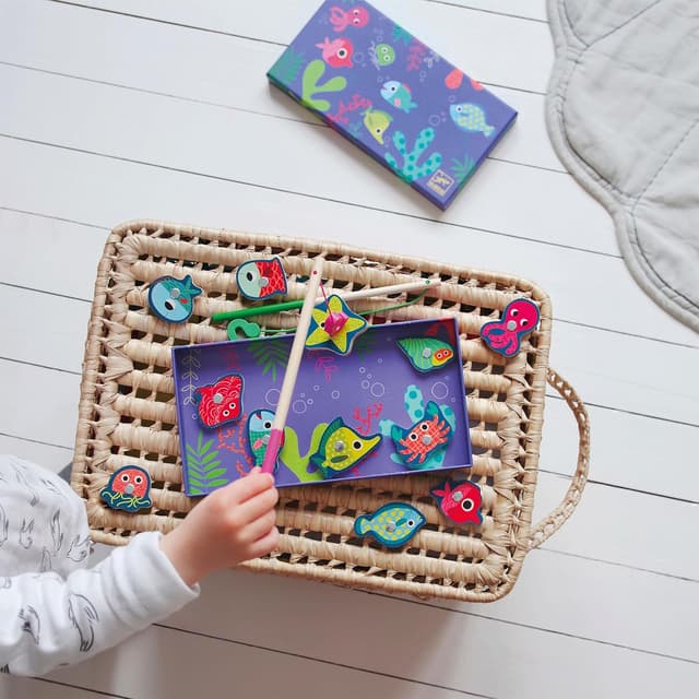 Detalle 1 de DJeco Pêche à la ligne Fishing, gioco di abilità e riflessi