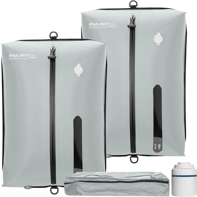 Thumbnail 6 de EULANT Compression Packing Cube Set: 3 Vacuum Bags + Shoe Bag for Waterproof, Airtight Packing