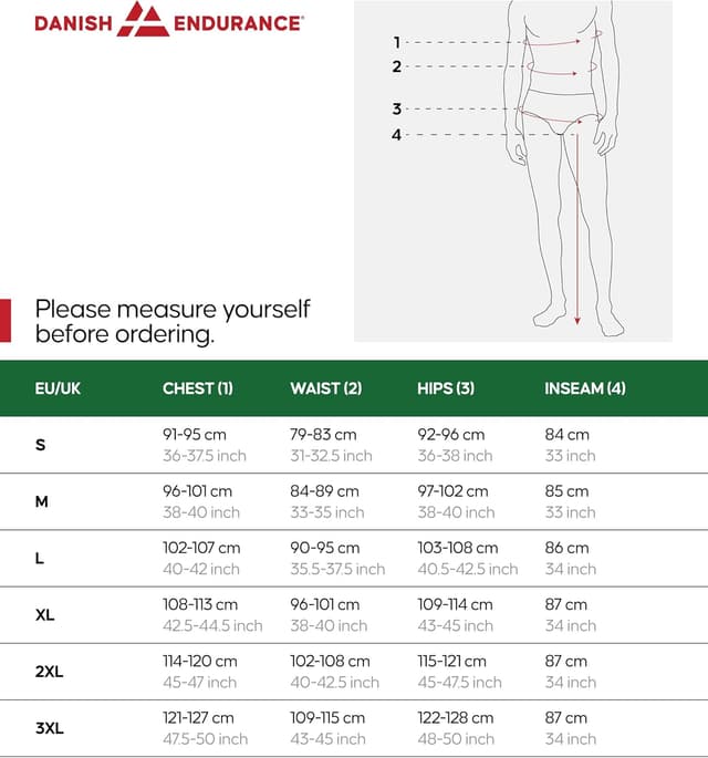 Thumbnail 5 de DANISH ENDURANCE Merino Thermals for Men