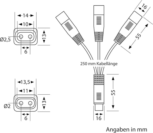 Thumbnail 1 de ledscom.de Répartiteur Triple Spider 0,25 m