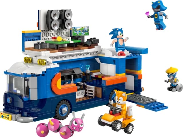 Thumbnail 6 de LEGO Sonic Team Sonics Kommando-Truck 77006 (747 Teile) – Truck-Set für Missionen mit Sonic