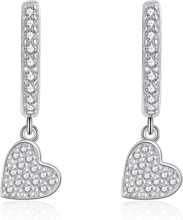 Detalle de Zolkamery silver hoop earrings 925 silver 2.7cm