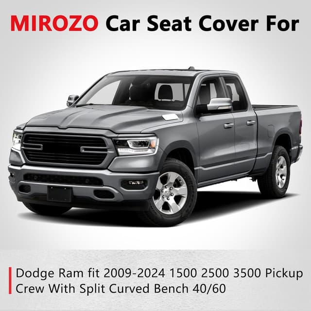 Thumbnail 6 de MIROZO Truck Seat Cover for Dodge Ram 40/60