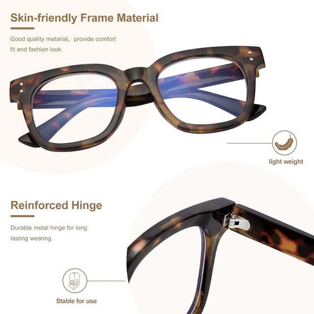 Thumbnail 4 de Madison Avenue Oversize Blue Light Glasses for Women ๐
