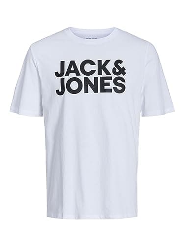 Imagen de JACK & JONES Jjecorp Logo Tee Camiseta slim blanca L 👕 en OfertitasTOP
