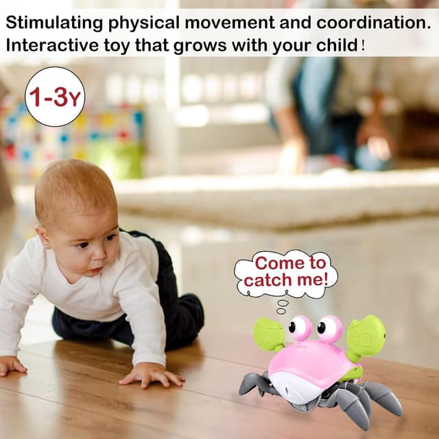 Thumbnail 6 de Plnmlls Crawling Crab Baby Toy with Music 36 Months
